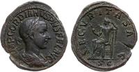 sestercja 241, Rzym, Aw: Popiersie cesarza w pra