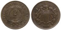 2 centy 1865, Filadelfia, Large Motto, mimo dość