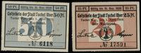 25 i 50 fenigów 1.04.1919 (ważne do 31.12.1919),