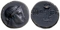 brąz 120-100 pne, Aw: Głowa Artemidy w prawo; Rw