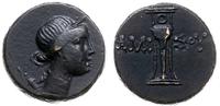 brąz 125-100 pne, Aw: Głowa Artemidy w prawo; Rw