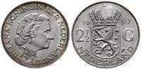 2 1/2 guldena 1959, Utrecht, na awersie z kontrm