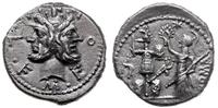 denar 121 pne, Rzym, Aw: Dwgłowy Janus, M FOVRI 