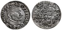 trojak 1583, Olkusz, I-D rozdzielone herbem Prze