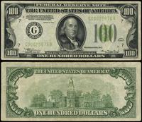 100 dolarów 1934, seria G00025676A, podpisy Juli