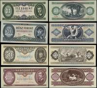 zestaw 4 banknotów, 10 forintów 28.10.1975, 20 f