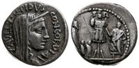 denar 62 pne, Rzym, Aw: Głowa Concordii w prawo,