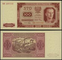100 złotych 1.07.1948, seria KR 4097532, minimal