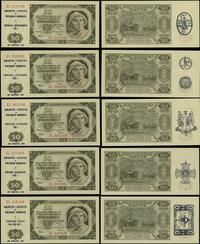 Polska, 5 x 50 złotych, 1.07.1948