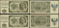 Polska, 2 x 50 złotych, 1.07.1948