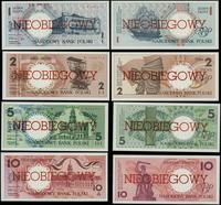 zestaw nieobiegowych banknotów z serii miasta po