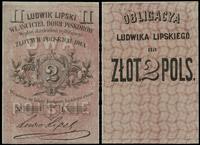Polska, bon (obligacja) na 2 złote polskie, 1863