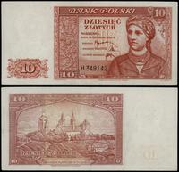 10 złotych 15.08.1939, seria H, numeracja 349142