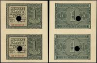 2 x 1 złoty 1.08.1941, serie BE 4331323 i 433482