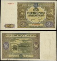 50 złotych 15.05.1946, seria A, numeracja 528864