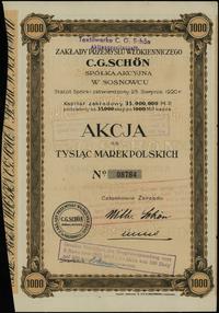 akcja na 1.000 marek polskich (1920), numeracja 