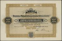 Polska, akcja na 400 koron = 280 marek polskich, 30.05.1920
