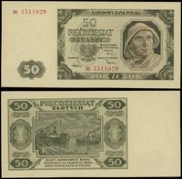 50 złotych 1.07.1948, seria BG, numeracja 451102