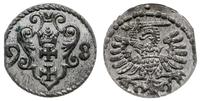 denar 1598, Gdańsk, bardzo ładny, CNG 145.IX, Ko