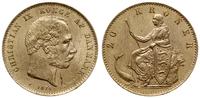 20 koron 1876, Kopenhaga, złoto 8.96 g, Fr. 295,
