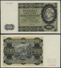 500 złotych 1.03.1940, seria A 8710798, nieduże 