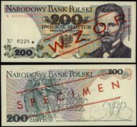 200 złotych 25.05.1976, seria A numeracja 000000