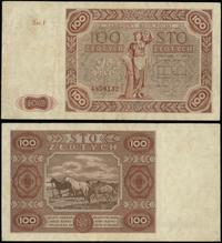 100 złotych 15.07.1947, seria F, numeracja 48501