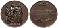 Polska, medal autorstwa Barre’a po 1831 r., wybity nakładem Komitetu Brukselskiego..