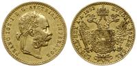 dukat 1892, Wiedeń, złoto 3.49 g, Fr. 493