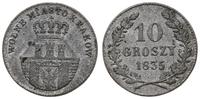 10 groszy 1835, Wiedeń, Bitkin 2, Plage 295