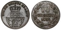10 groszy 1835, Wiedeń, pięknie zachowane z paty