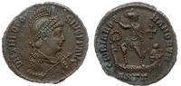 follis 379-383, Antiochia, Aw: Popiersie cesarza