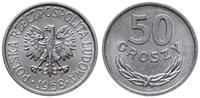 50 groszy 1968, Warszawa, aluminium, piękne, rza