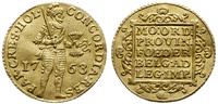 dukat 1763, złoto 3.46 g, ładnie zachowany , Del