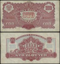 100 złotych 1944, /obowiązkowe/ seria HP 328651,
