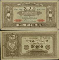 50.000 marek polskich 10.10.1922, seria D 607573