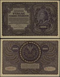1.000 marek polskich 23.08.1919, I-CT, numeracja