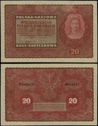 20 marek polskich 23.08.1919, seria II-CG, numer