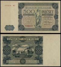 500 złotych 15.07.1947, seria W2, numeracja 2306