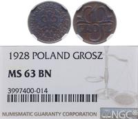 Polska, grosz, 1928