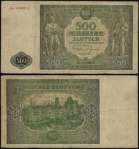 500 złotych 15.01.1946, seria Dx, numeracja 6089