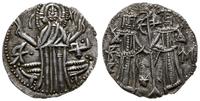grosso 1331-1355, Aw: Chrystus siedzący na troni