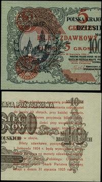5 groszy 28.04.1924, bez złamań, ale drobne zagn