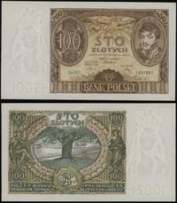 100 złotych 9.11.1934, seria BE 1491881, wyśmien