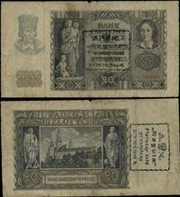 20 złotych 1.03.1940, seria E 5986391, z obustro