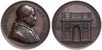 medal 1856, Aw: Popiersie papieża w prawo i napi