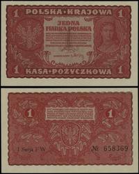 1 marka polska 23.08.1919, seria I-FW 658369, Lu