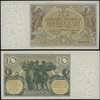 10 złotych 20.07.1929, seria GF 9101173, ugięcia