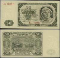 50 złotych 1.07.1948, seria EL 7648971, Lucow 12