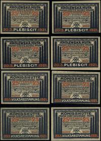 4 bony plebiscytowe po 25 fenigów 20.03.1921, ra